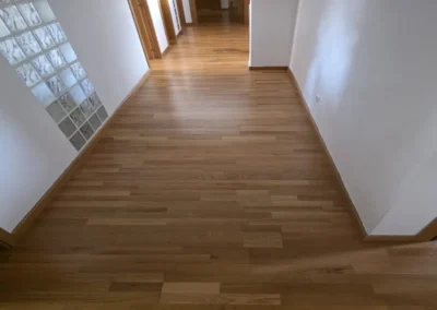 Tarima laminada instalada en una vivienda de Madrid