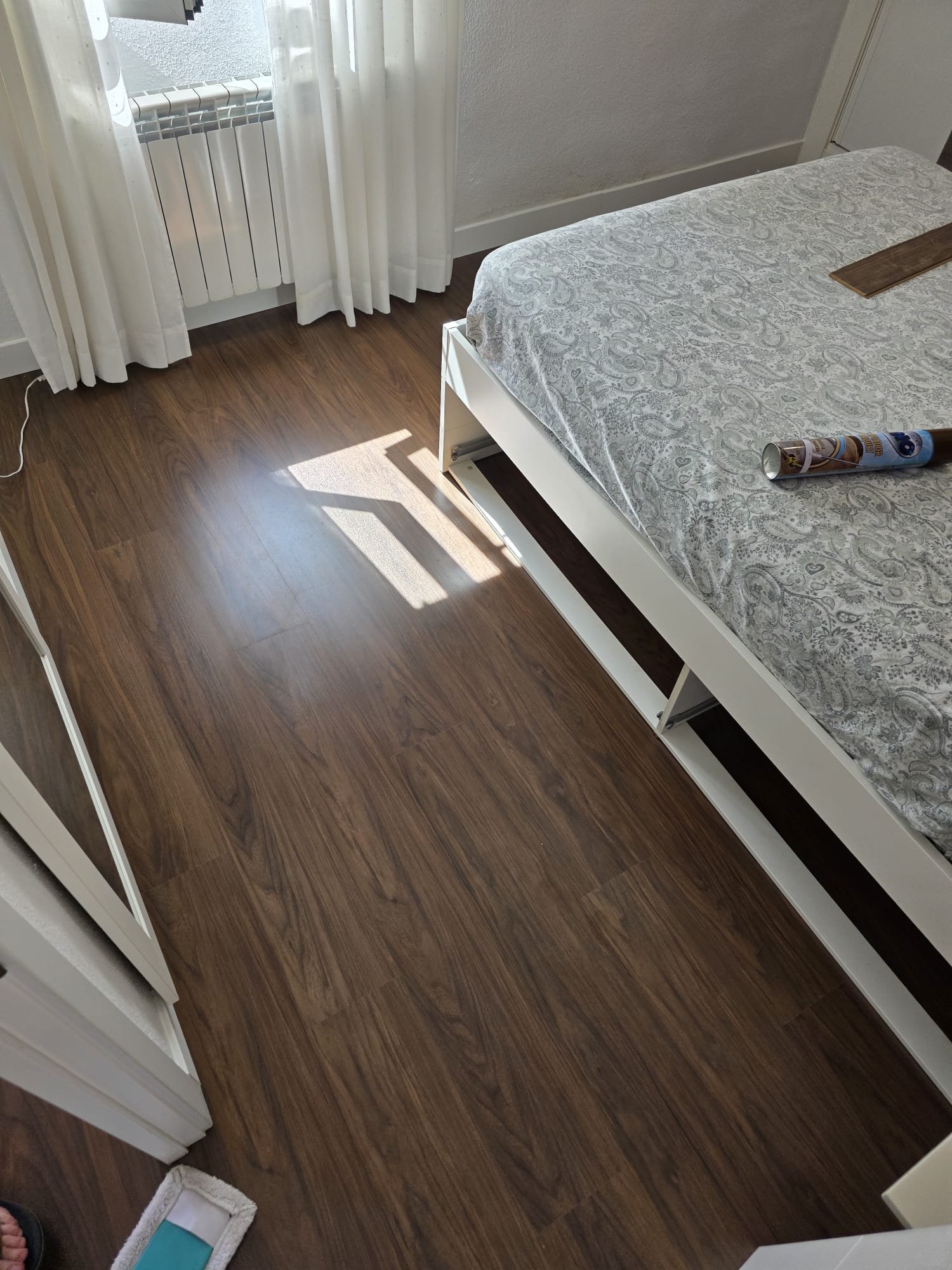 Sustitución de parquet por tarima AC5 en un piso de Madrid